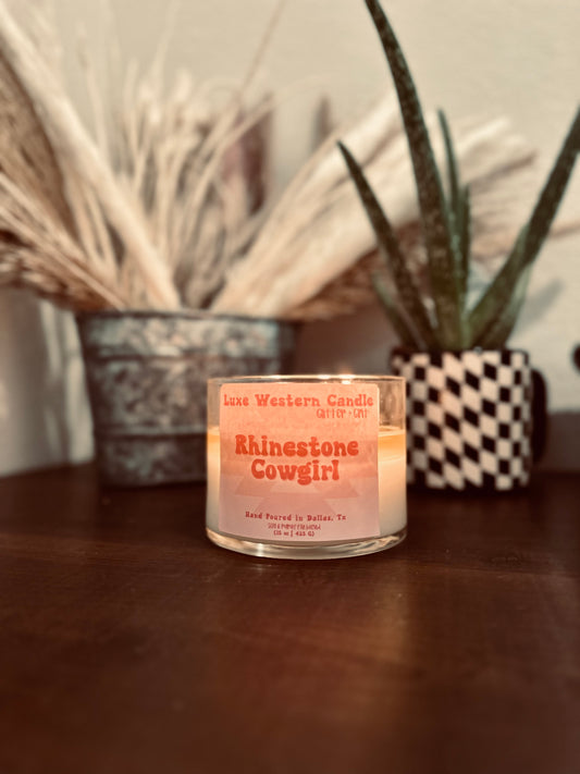 Rhinestone Cowgirl 3 wick candle
