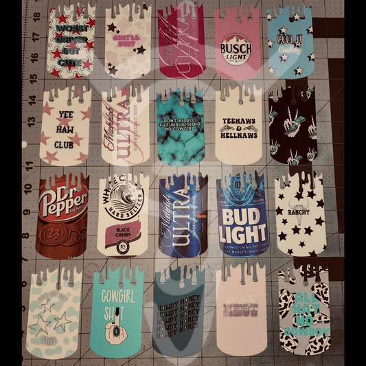 Drip can cardstock
